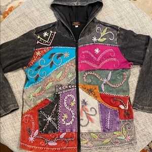 Patchwork hoodie